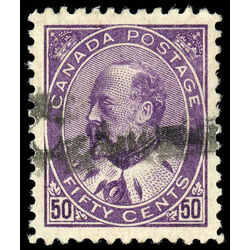 canada stamp 95 edward vii 50 1908 U VF 048