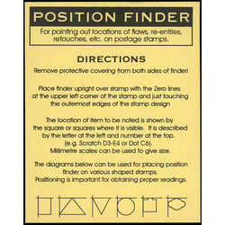 stamp position finder