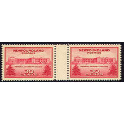 newfoundland stamp 267i memorial university college 1943
