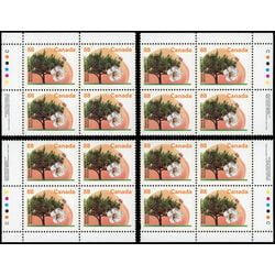 canada stamp 1373ii westcot apricot 88 1995 PB SET