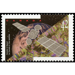 canada stamp 1441 anik e2 satellite 42 1992