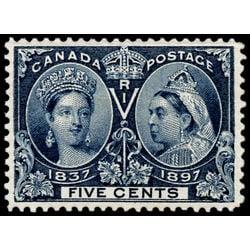 canada stamp 54 queen victoria diamond jubilee 5 1897 M VFNH 049