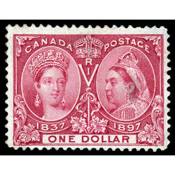 canada stamp 61 queen victoria diamond jubilee 1 1897 U F 086