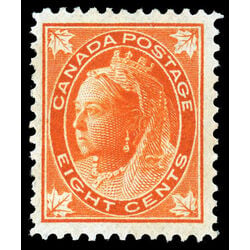 canada stamp 72 queen victoria 8 1897 M VF 034