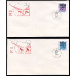 canada stamp 1111 2 1988 olympic winter games 1986 FDC