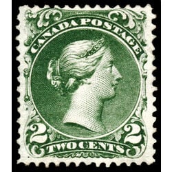 canada stamp 24b queen victoria 2 1868 M F VF 021