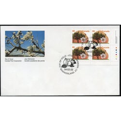 canada stamp 1373 westcot apricot 88 1994 FDC LR