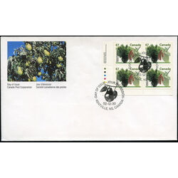 canada stamp 1368 beaked hazelnut 67 1992 FDC LL