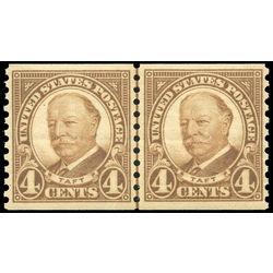 us stamp postage issues 687lpa william taft 8 1930