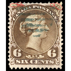 canada stamp 27iii queen victoria 6 1868 U F 001