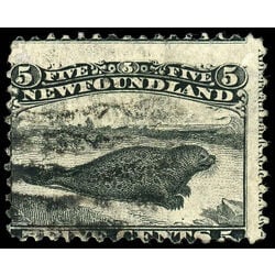 newfoundland stamp 26 harp seal 5 1866 U 020