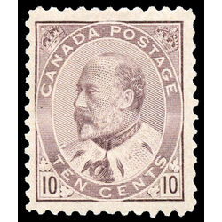 canada stamp 93i edward vii 10 1903 M VF 006
