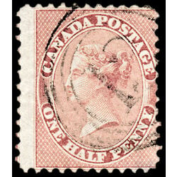 canada stamp 11 queen victoria d 1858 U VG F 025