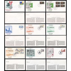 collection of 9 fleetwood private first day covers 1975 8