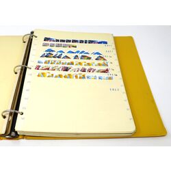 canada used collection in yellow binder