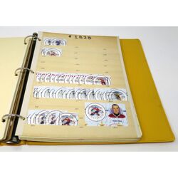 canada used collection in yellow binder