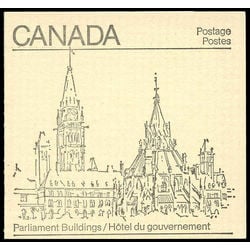 canada stamp bk booklets bk83 maple leaf 1982