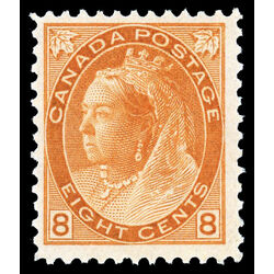 canada stamp 82 queen victoria 8 1898 M F 035