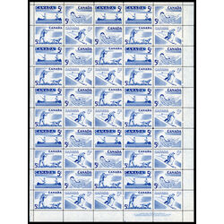 canada stamp 368a recreation sports 4 x 5 1956 M PANE 004
