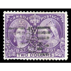 canada stamp 62 queen victoria diamond jubilee 2 1897 U F VF 071