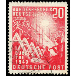 germany stamp 666 reconstruction 1949