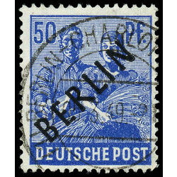 germany stamp 9n13 reaping wheat 1948