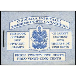 canada stamp bk booklets bk48 beaver 1954