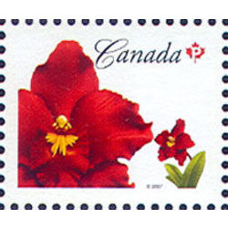 canada stamp 2243a island red flowers p 2007