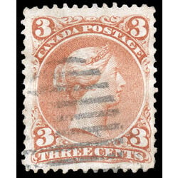 canada stamp 25viii queen victoria 3 1868