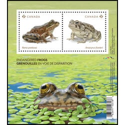 canada stamp 3420 endangered frogs 1 84 2024