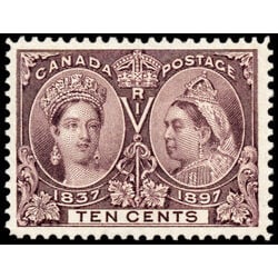 canada stamp 57 queen victoria diamond jubilee 10 1897 M VFNH 067
