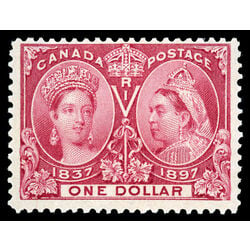canada stamp 61 queen victoria diamond jubilee 1 1897 M F 089