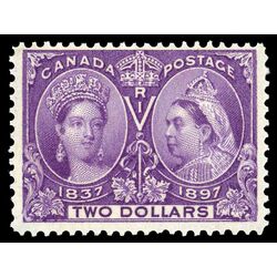 canada stamp 62 queen victoria diamond jubilee 2 1897 M F VF 074