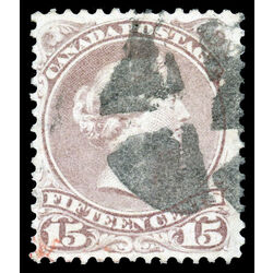 canada stamp 29b queen victoria 15 1868 U F VF 014