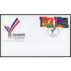 canada stamp 1518a xv commonwealth games 1994 FDC