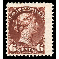 canada stamp 43a queen victoria 6 1890 M F 003
