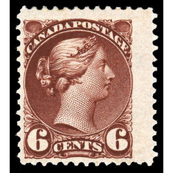 canada stamp 43a queen victoria 6 1891 M F 003