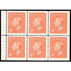canada stamp bk booklets bk42b king george vi 1951