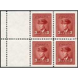 canada stamp bk booklets bk34c king george vi in airforce uniform 1942