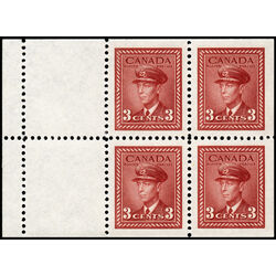 canada stamp bk booklets bk34a king george vi in airforce uniform 1942