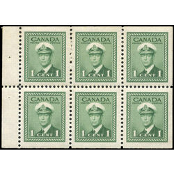 canada stamp bk booklets bk32e king george vi in navy uniform 1942