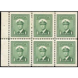 canada stamp bk booklets bk32c king george vi in navy uniform 1942