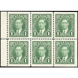 canada stamp bk booklets bk28a king george vi 1937