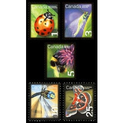 canada stamp 2234 8 beneficial insects low value definitives 2007