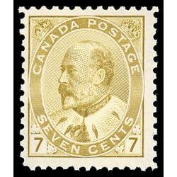 canada stamp 92 edward vii 7 1903 M F VFNH 028