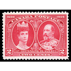 canada stamp 98 king edward vii queen alexandra 2 1908 M F VFNH 026