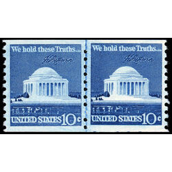 us stamp postage issues 1520lpa jefferson memorial and signature 1973