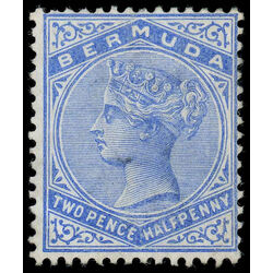 bermuda stamp 22 queen victoria 1884