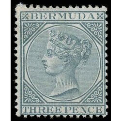 bermuda stamp 23 queen victoria 1886