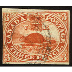 canada stamp 4c beaver 3d 1852